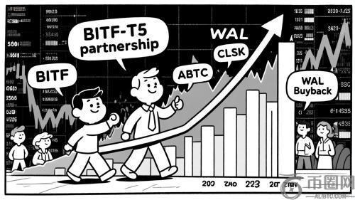 金融领域新星：BITF、CLSK、JEF、ABTC 和 WAL 股价两位数上涨的背后驱动因素分析