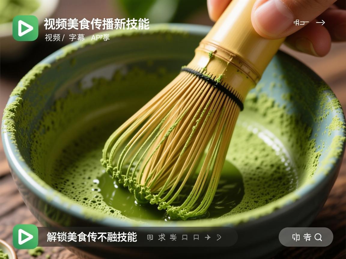 抹茶粉制作视频加字幕app，解锁美食传播新技能