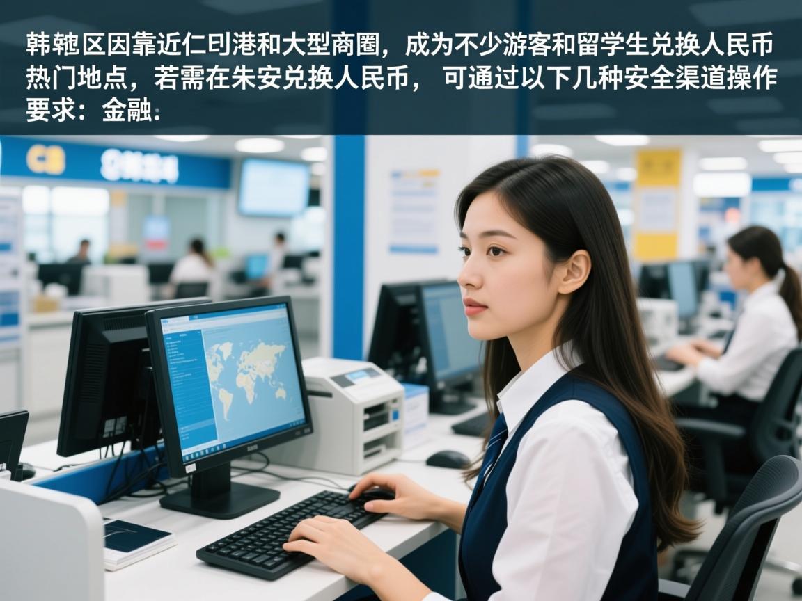 在韩国，朱安（地区因靠近仁川港和大型商圈，成为不少游客和留学生兑换人民币的热门地点。若需在朱安兑换人民币，可通过以下几种安全渠道操作