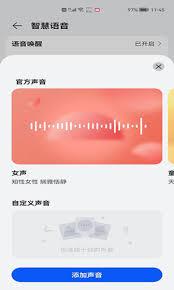 华为语音助手如何修改播报角色