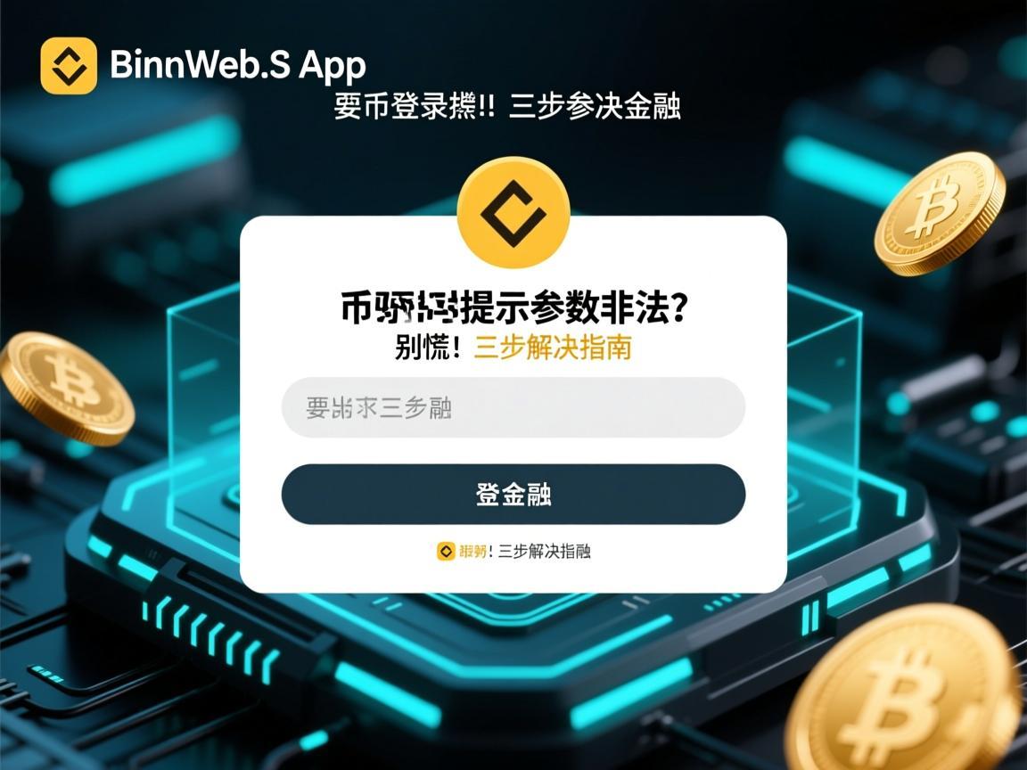 币安Web3 App登录提示参数非法？别慌！三步解决指南