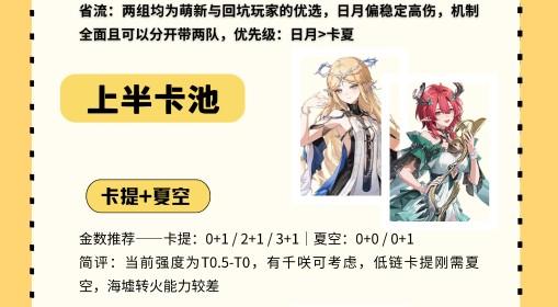 鸣潮 3.0复刻角色抽取建议