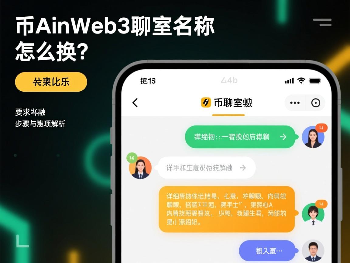 币安Web3聊天室名称怎么换？详细步骤与注意事项解析